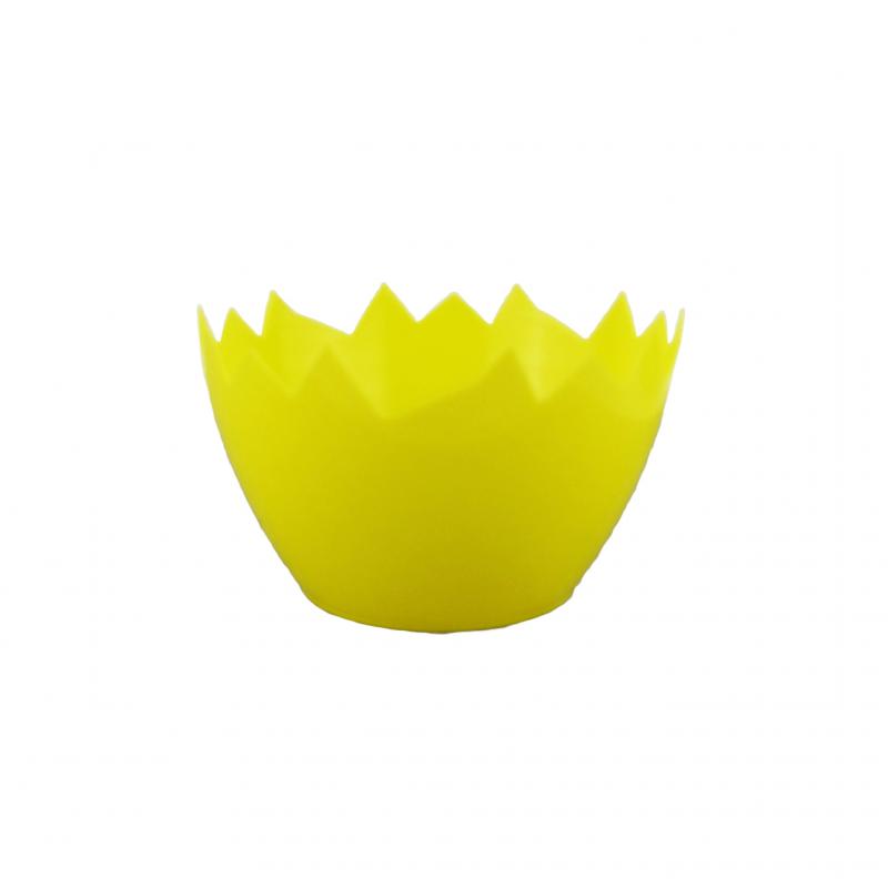 Osłonka plastikowa skorupka 12cm żółta